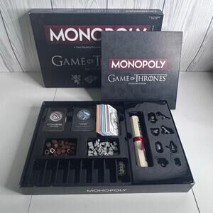 MONOPOLY Game of Thrones Collector's Edition Board Game Complete